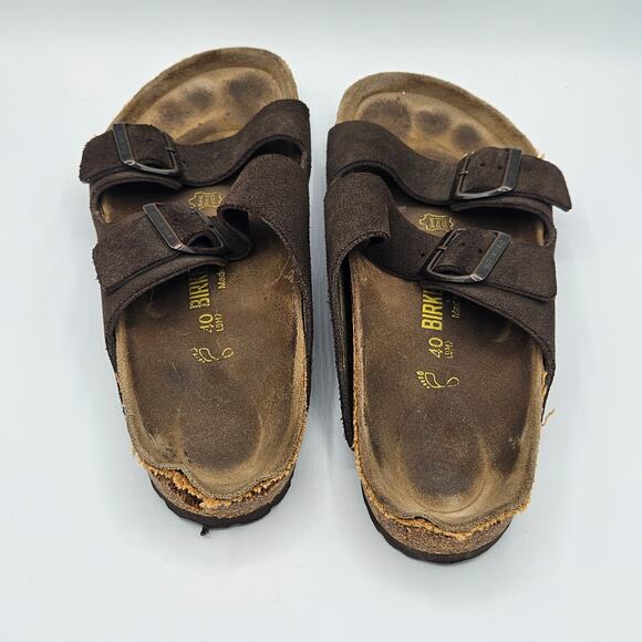 Birkenstock Arizona Size 40 Dark Brown - Picture 5 of 6